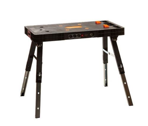 Верстак складной MFMW-01 (удлинитель 10м, высота 52/66/80см, раб. пов-ть 94х48см, до150кг)