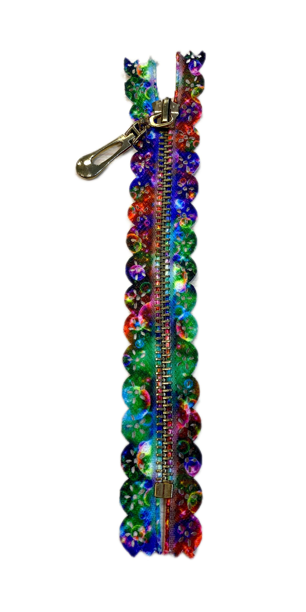 Застежка-молния декоративная металл №5 16см