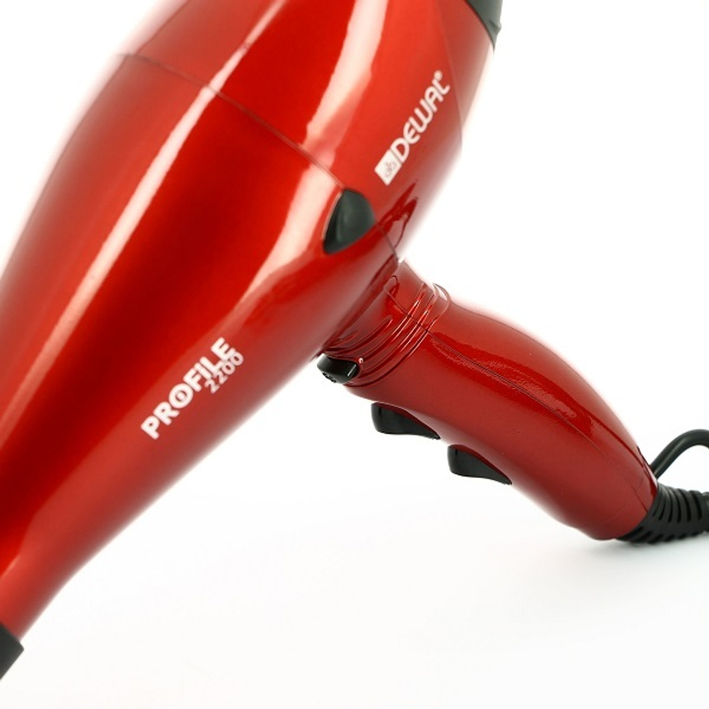 Фен для волос красный 2200Вт Dewal Profile-2200