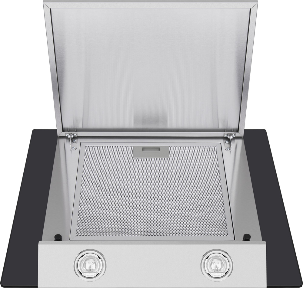 Кухонная вытяжка MAUNFELD Gloria 60 нержавеющая сталь\черное стекло фото 4