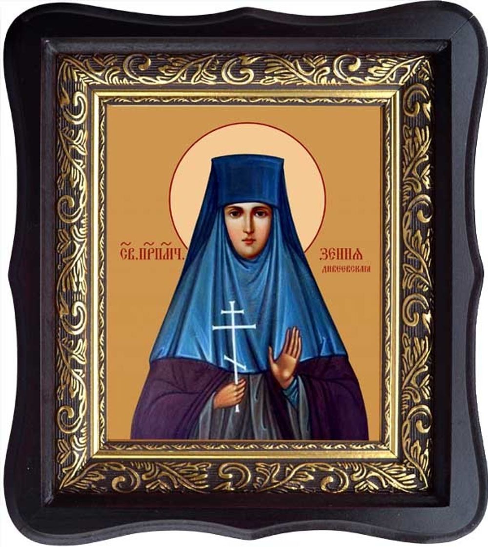 Ксения (Черлина-Браиловская), монахиня, преподобномученица. Икона на холсте.