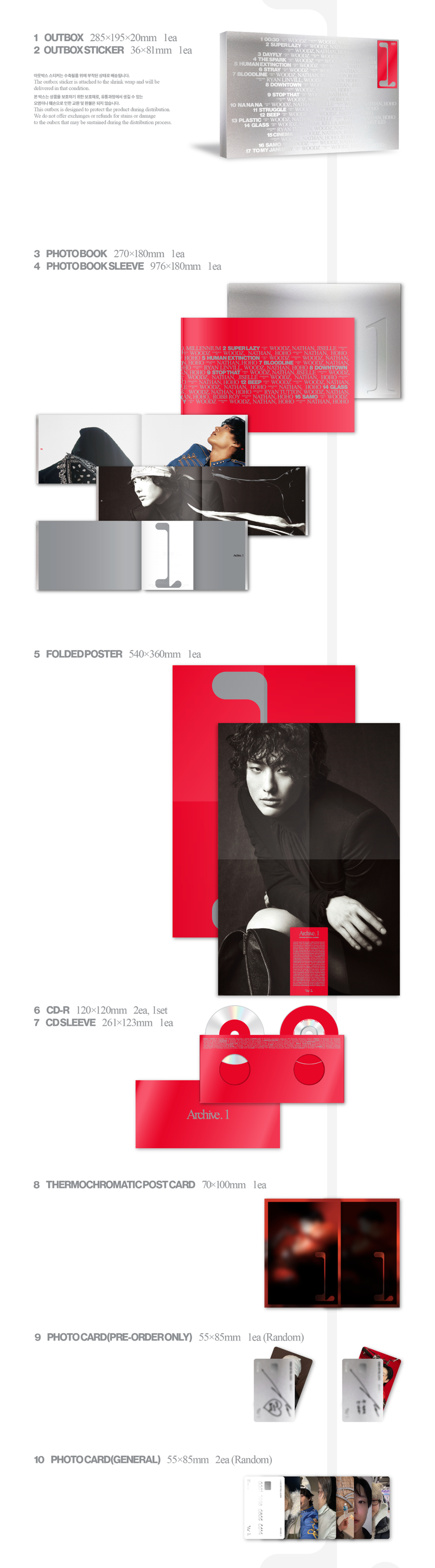 Альбом WOODZ - 1st Album [Archive. 1] (Main Ver.)