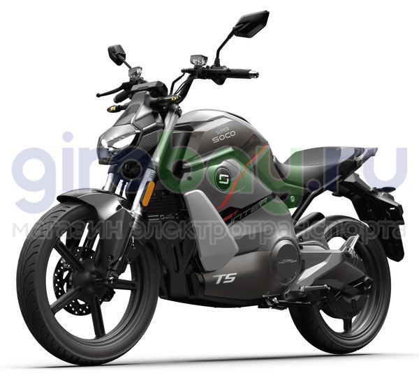 Электромотоцикл WHITE SIBERIA SUPER SOCO TS STREET HUNTER (Серый) фото №1