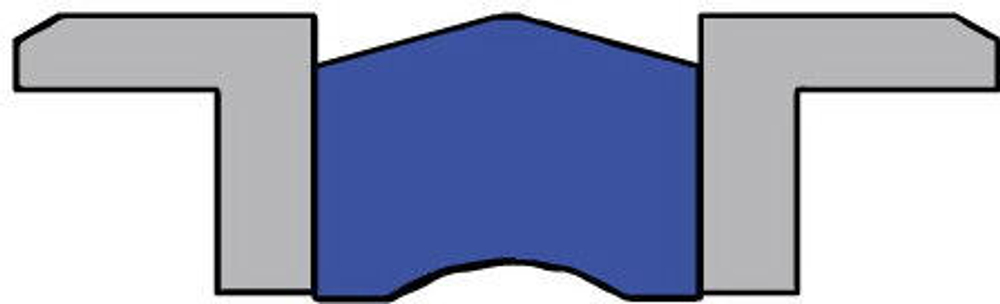 A111 100-090 Поршневое уплотнение 100-90-12,5