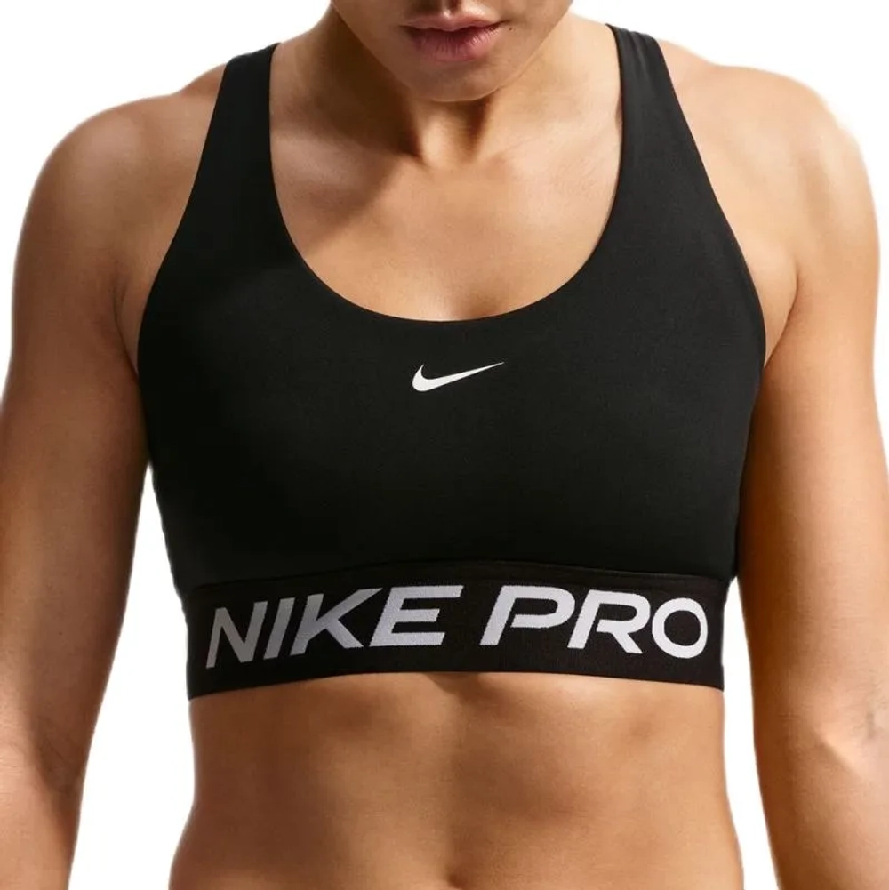 Теннисный бюстгальтер Nike Pro 365 Light Support Non Padded Sports - black/white