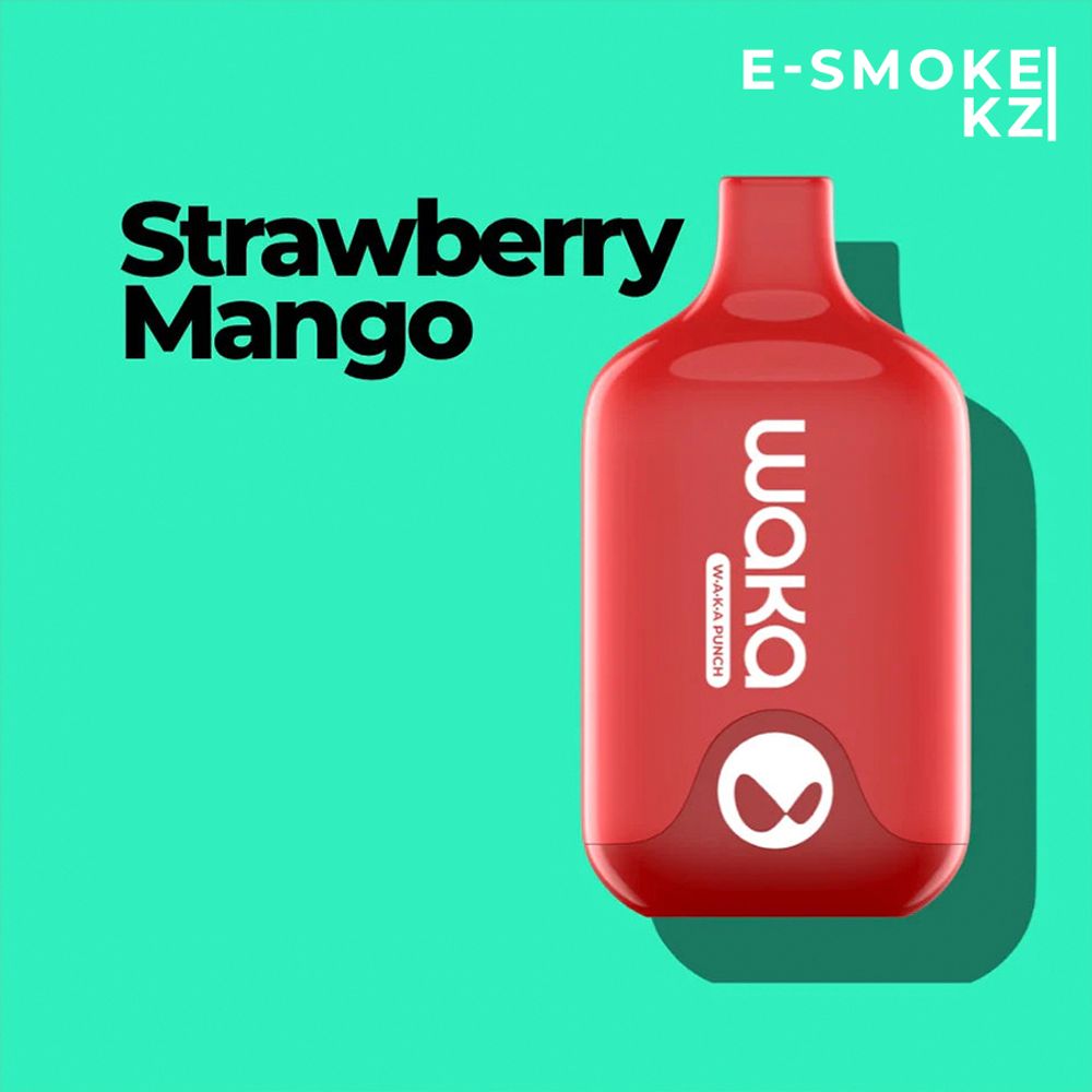 WAKA SMASH-6000 (Strawberry Mango | Клубника Манго)