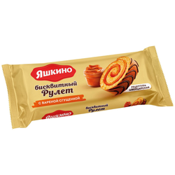 Вафли тонкие с клубничным кремом Яшкино 144 гр