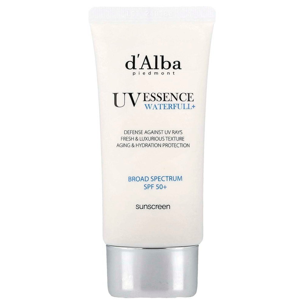 d'Alba, UV Essence Waterfull + Sunscreen, SPF 50+, 50 мл (1,69 жидк. Унции)
