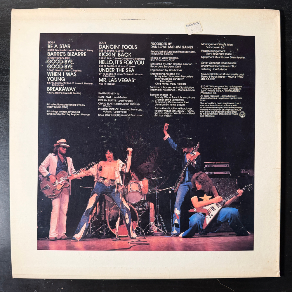 Hammersmith ‎– It's For You (США 1976г.) Т