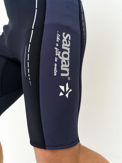 Гидрокостюм Sargan Nero 2.0 Shorty men 3 мм черно-серый