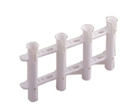 Подставка под удочку 4 стакана, белая