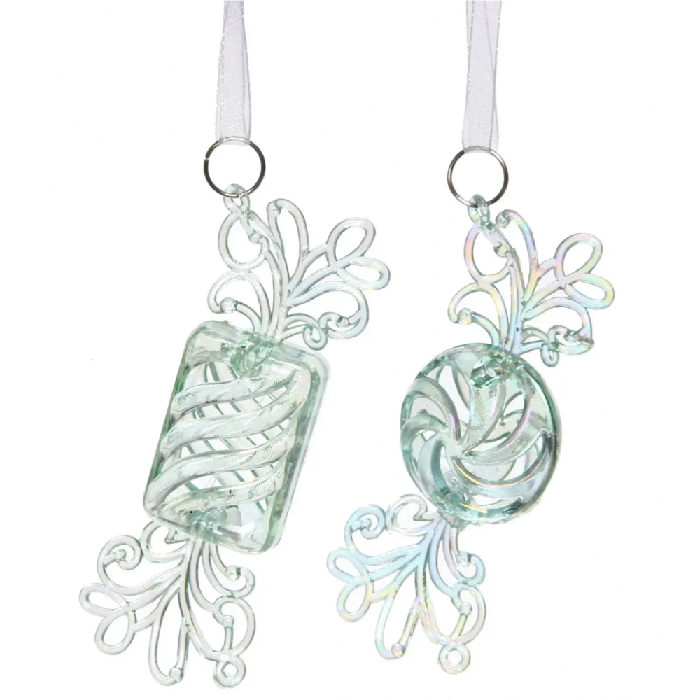 Подвеска «Сказочная сладость» 3,8*10,6 см (набор 2 шт), Зелёный