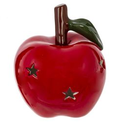 GAEM Фигурка декоративная с подсветкой "Яблоко" (LR44х2), L9,, L9 W9,5 H11 см