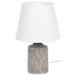 Светильник настольный E14, серый, Y9-067