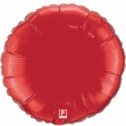 Шар (32"/81 см) Круг, Красный 1 шт.