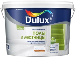 Краска для напольных покрытий водно-дисперсионная Dulux Полы и лестницы полуглянцевая база BC