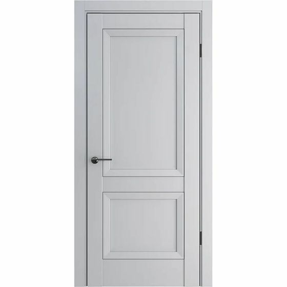 Дверь экошпон ДП-61 silver gray глухая