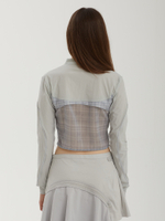 Женская Куртка Strap Trimming Pattern