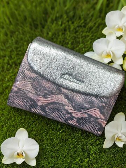 Кошелек женский из натуральной кожи маленький,портмоне женское,бумажник кожаный вместительный