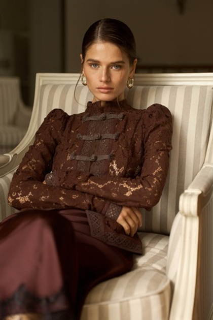 ЖАКЕТ LOLLY ШОКОЛАДНЫЙ