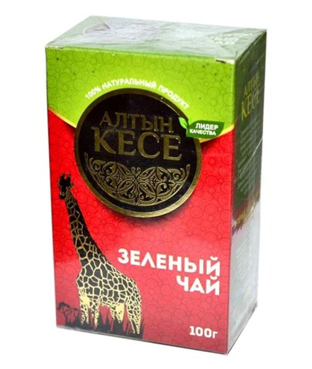 Чай "Алтын Кесе" Зеленый байховый 100г. Казахстан