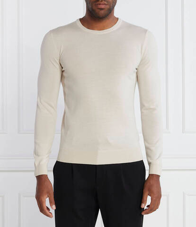 Wełniany свитер San Cedric-M1 HUGO - бежевый(50476832)