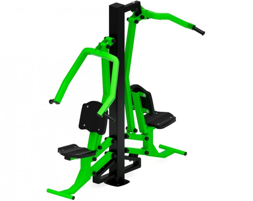 Тренажер уличный Тяга верхняя+Жим от груди СТ 027