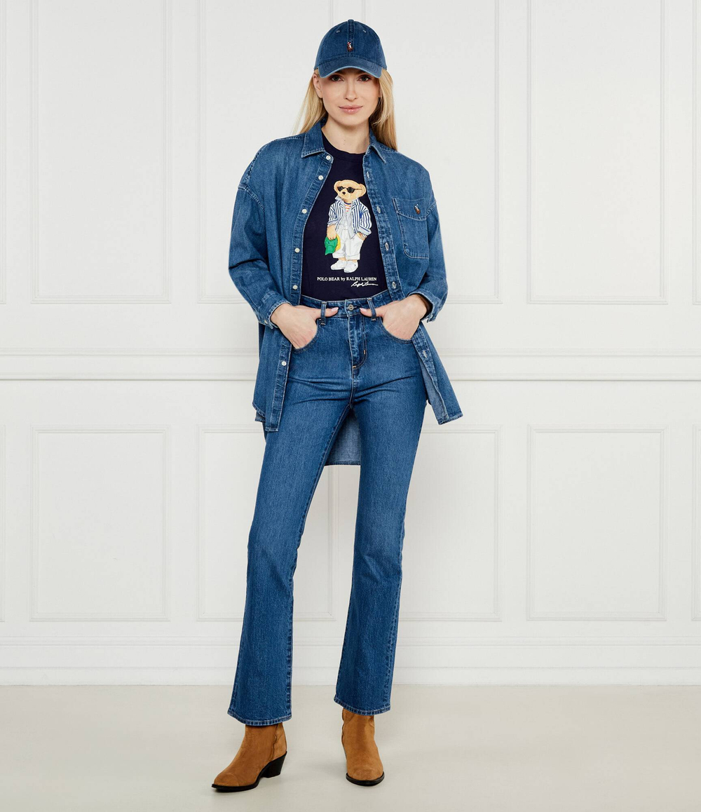 Джинсы LYRIS 1.0 BOSS BLACK - голубой(50531993)