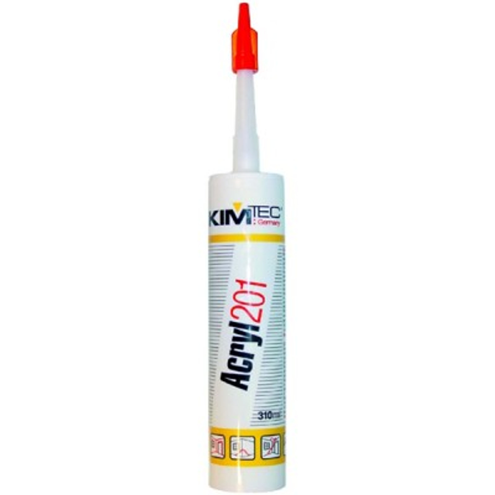 KimTec acryl 201 / KimTec 201 акриловый белый герметик 310 мл