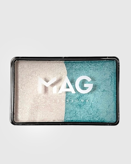 Аквагрим MAG 50гр перламутровый белый/светло-бирюзовый