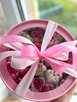 Зефирные тюльпаны в коробке