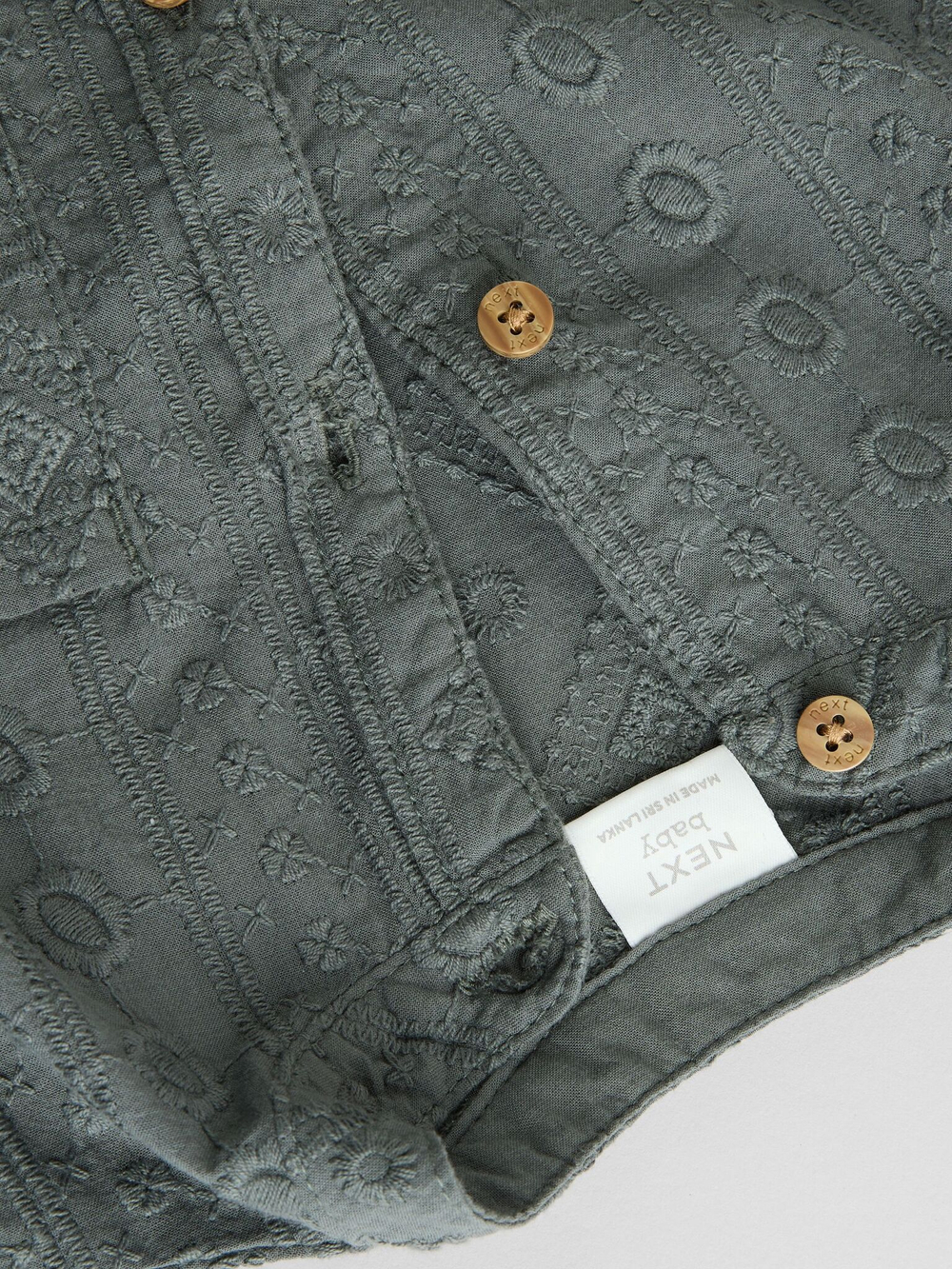 Рубашка и брюки в комплекте для мальчика Next E47-909, Зеленый, Белый