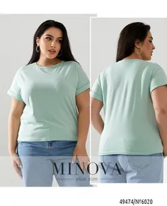 Футболка 6020-мятный Minova