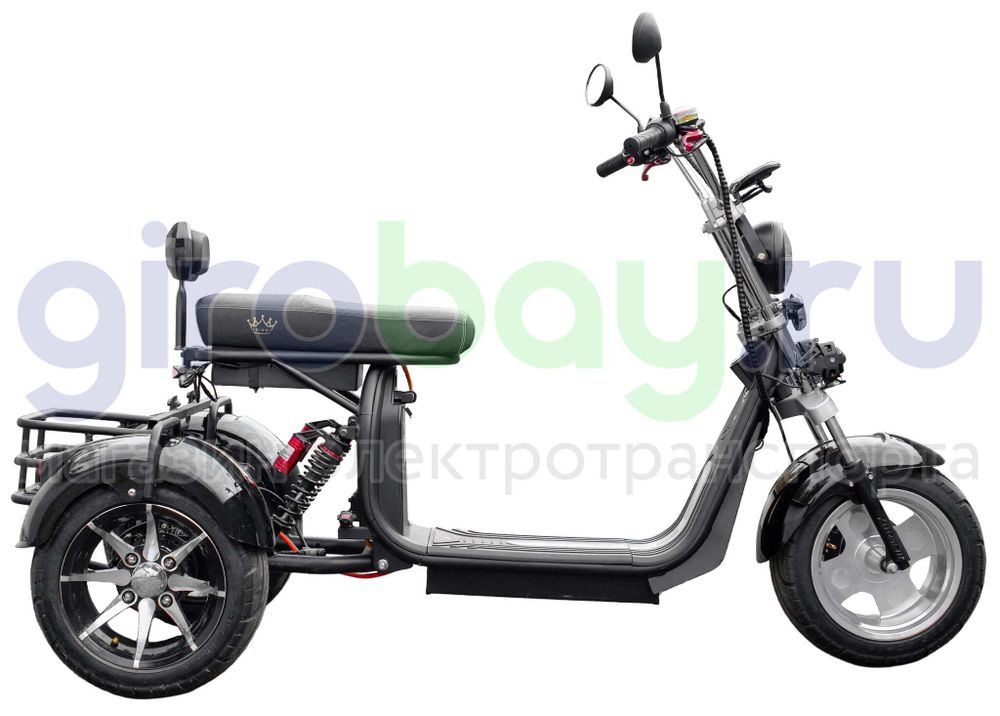 Электроскутер IKINGI X12 PRO TRIKE PLUS 3333W - Черный фото №6