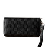 Simple&nature Cow Leather Clutch Wallet Medium Men"s Black