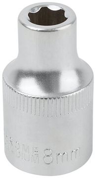 Головка 6-гранная CrV  1/2"   8 мм