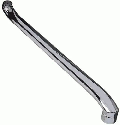 Гусак для ванны плоский S-образный 50 см