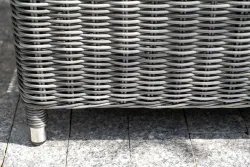 "Кон Панна" лаунж-зона из искусственного ротанга, цвет графит