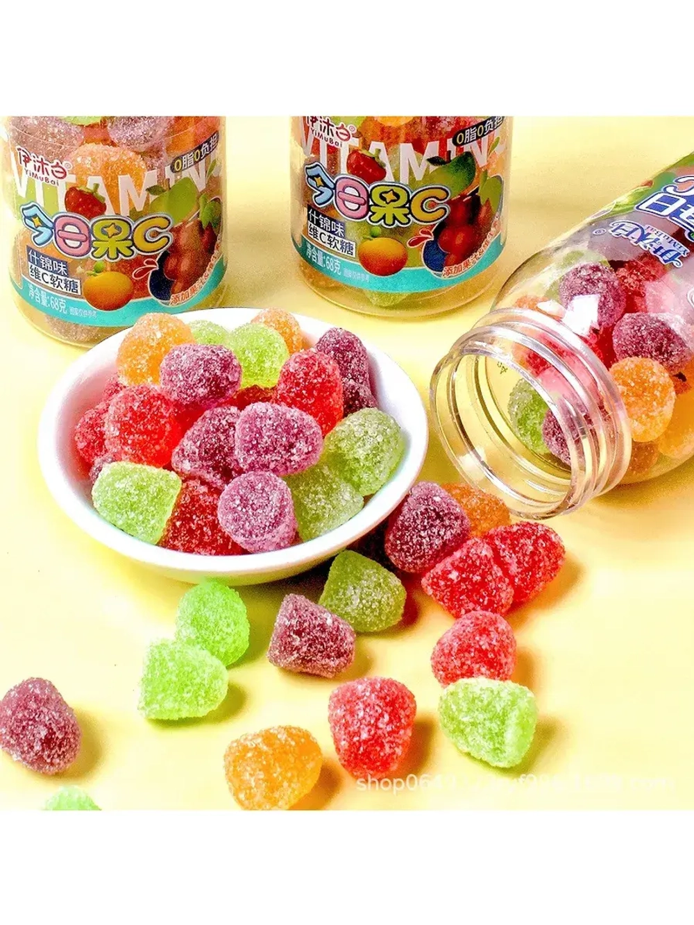 Жевательные конфеты Фруктовые с витамином С 68 г * 5 шт
