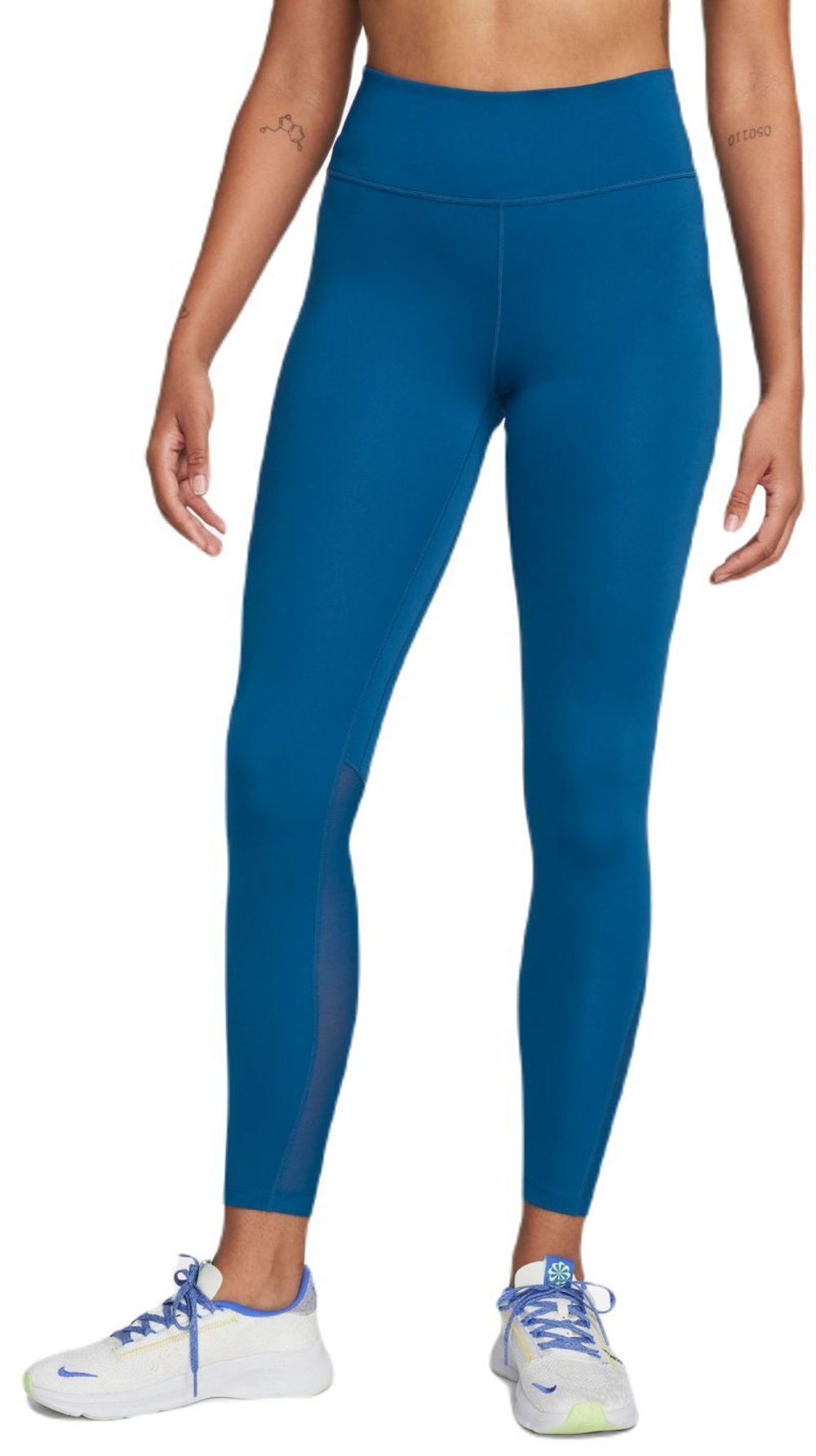 Leginsy Nike One Dri-Fit Mid-Rise 7/8 Tight Leggings - небесный