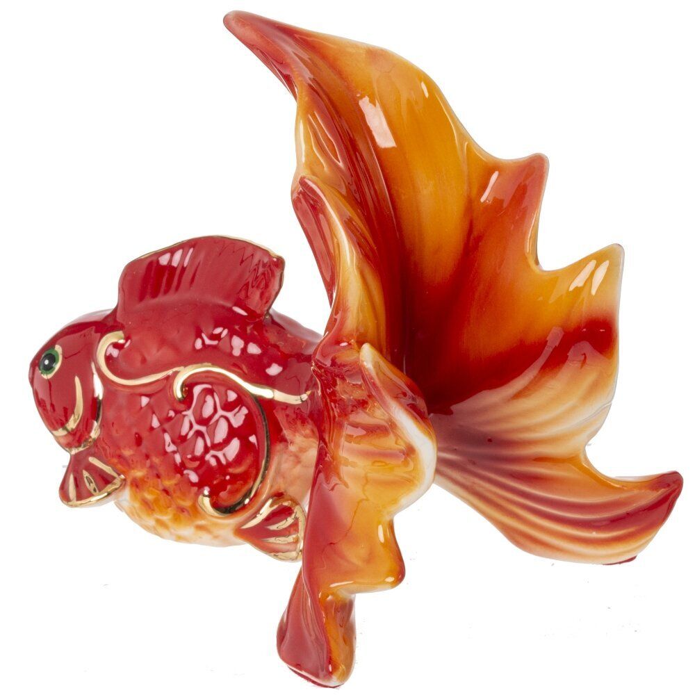 GAEM Фигурка декоративная "Золотая рыбка", L12,5 W8,5 H11 см, 2в.