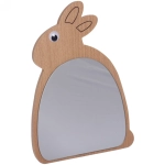 Зеркало настольное с металлической подставкой «Зайка Арчи», 16*23см