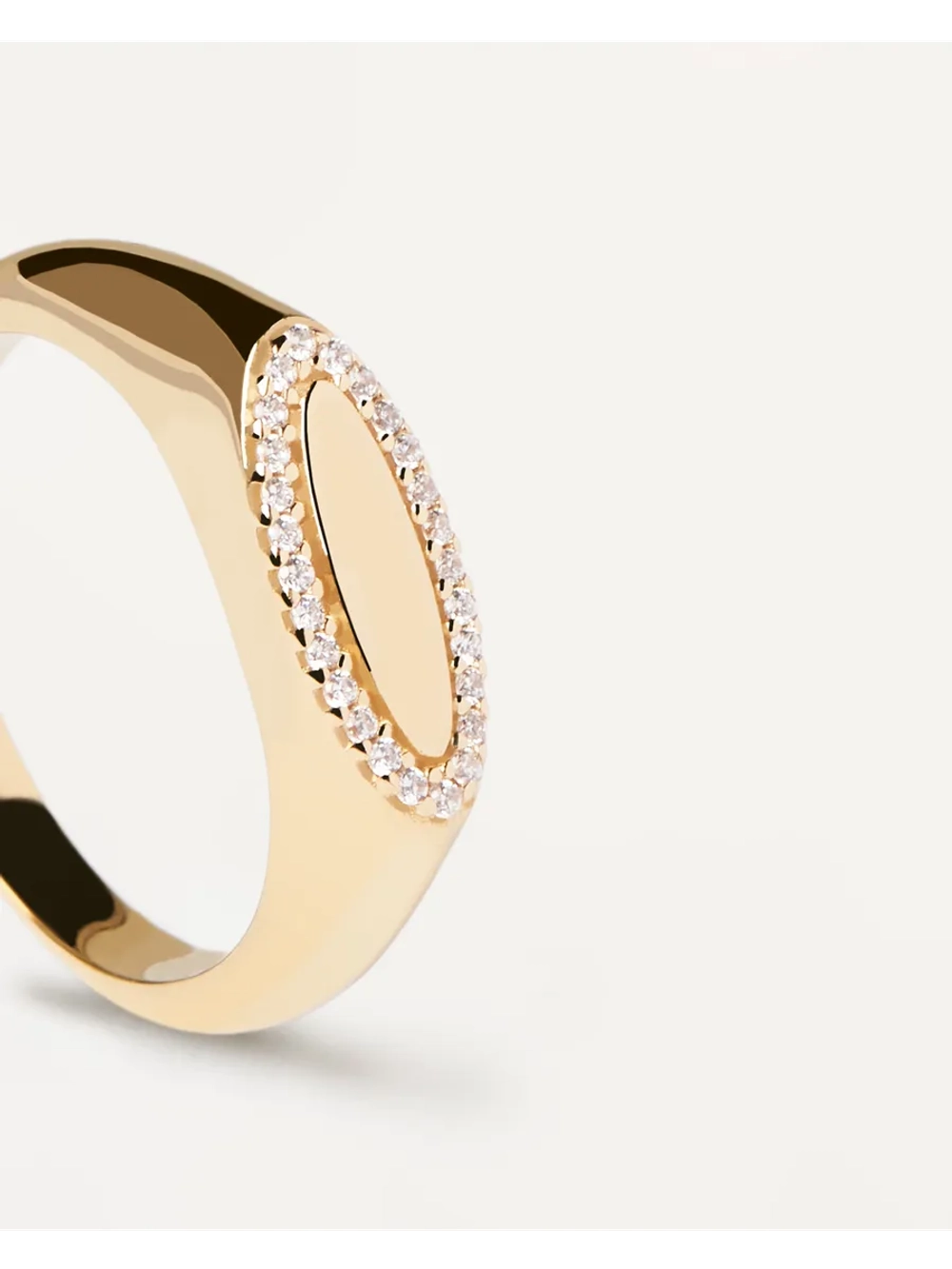 Кольцо Lace серебро 925 пробы покрытое золотом