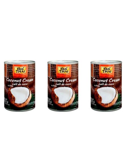 REAL THAI Кокосовые сливки, 400 мл, 3 шт