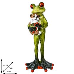 GAEM Фигурка декоративная "Лягушка", L7 W5,5 H16 см