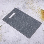 Доска разделочная пластиковая «Каменная крошка» 22*37см, серая