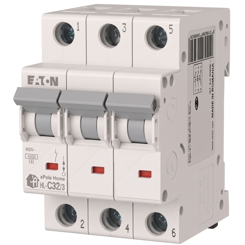 Авт. выкл. 3P С 32А 4,5кА HL-C32/3 Eaton