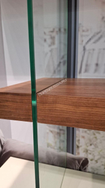 Стеллаж HC-SC-001-A SO-323 глянец/белый/орех