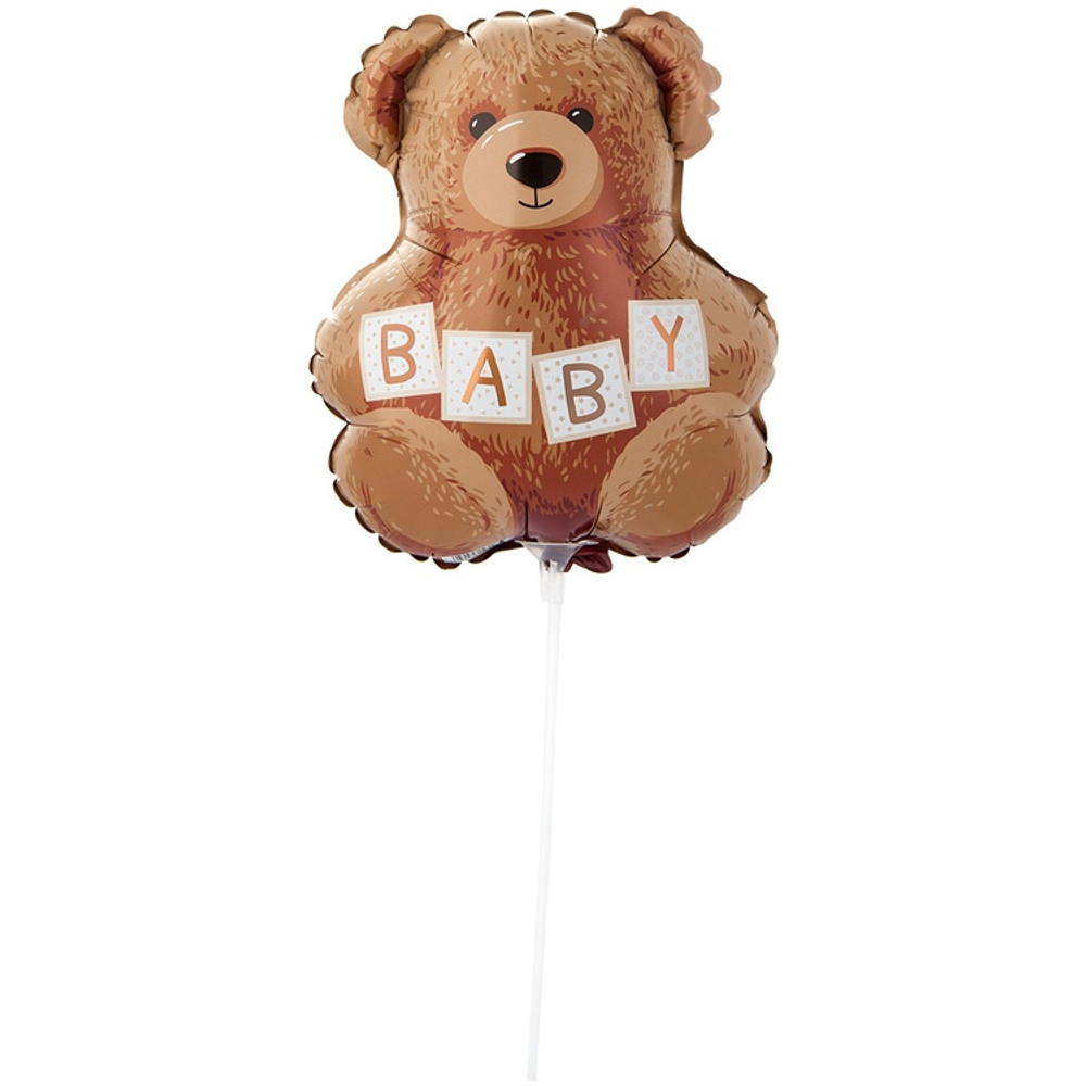 Шар Фольгированный BABY Мишка (Коричневый)