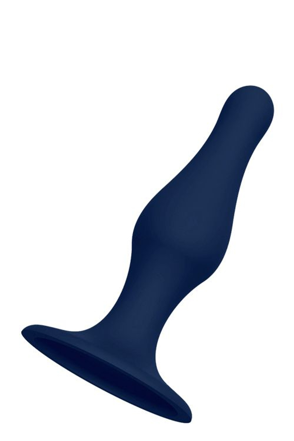 Синяя анальная пробка SILICONE PLUG LARGE - 15,6 см. (Цвет: синий)